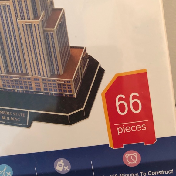 3D EMPIRE STATE PUZZLE - Picture 6 of 9